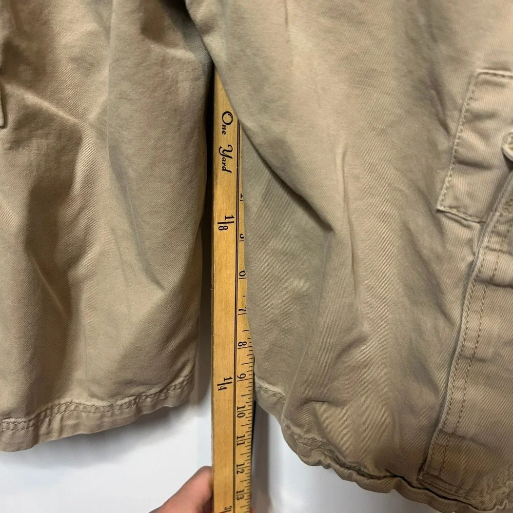 Levis Mens Cargo Shorts Tan Khaki Cotton Utility Workwear W34 Casual Summer